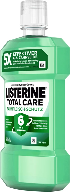 LISTERINE® TOTAL CARE ZAHNFLEISCH-SCHUTZ Flasche 500 ml LISTERINE® TOTAL CARE ZAHNFLEISCH-SCHUTZ Johnson & Johnson
