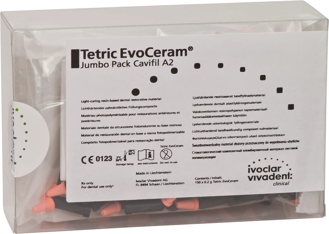 Tetric® EvoCeram Jumbopackung 150 x 0,2 g Cavifil A2