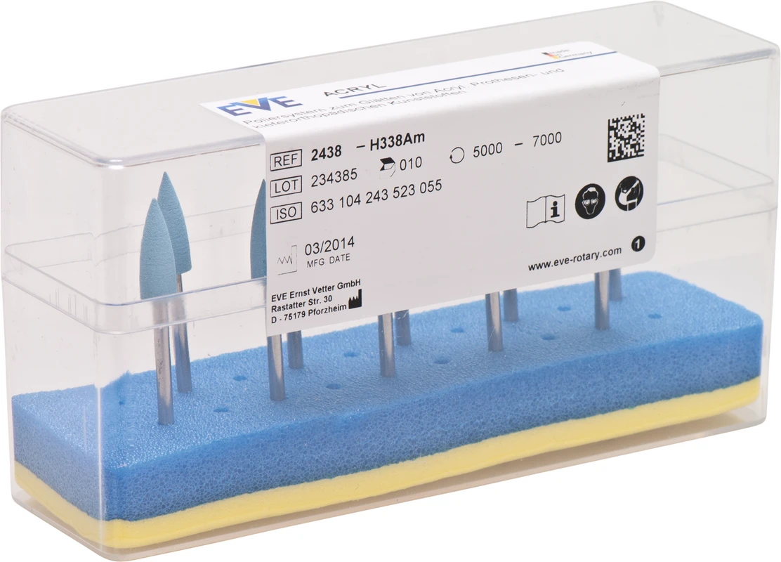 EVE ACRYL Packung 10 Stück hellblau, mittel H338Am