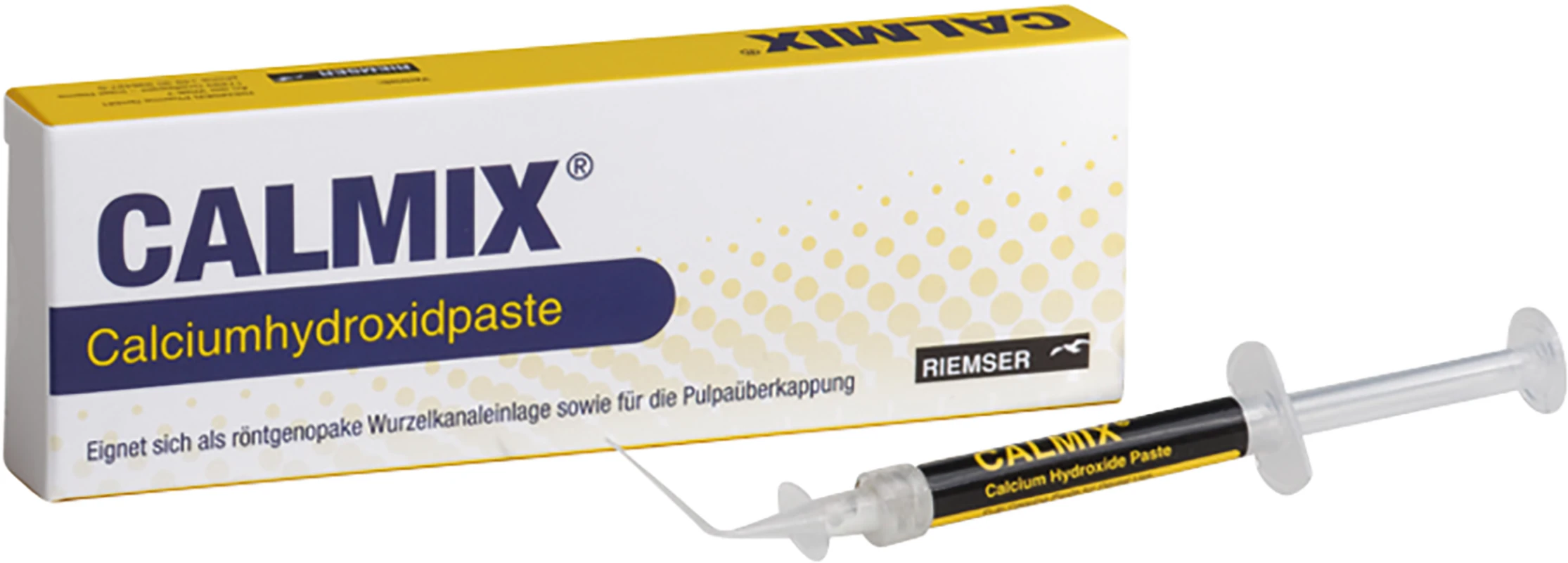 CALMIX® Calciumhydroxidpaste Packung 1,5 ml Applikationsspritze, 5 Kanülen