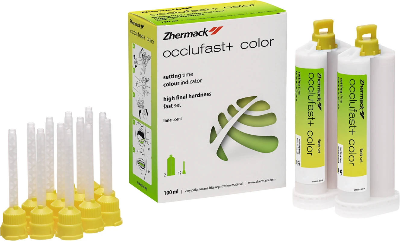 Occlufast+ Color Packung 2 x 50 ml Doppelkartusche Occlufast+ Color Packung 2 x 50 ml Doppelkartusche