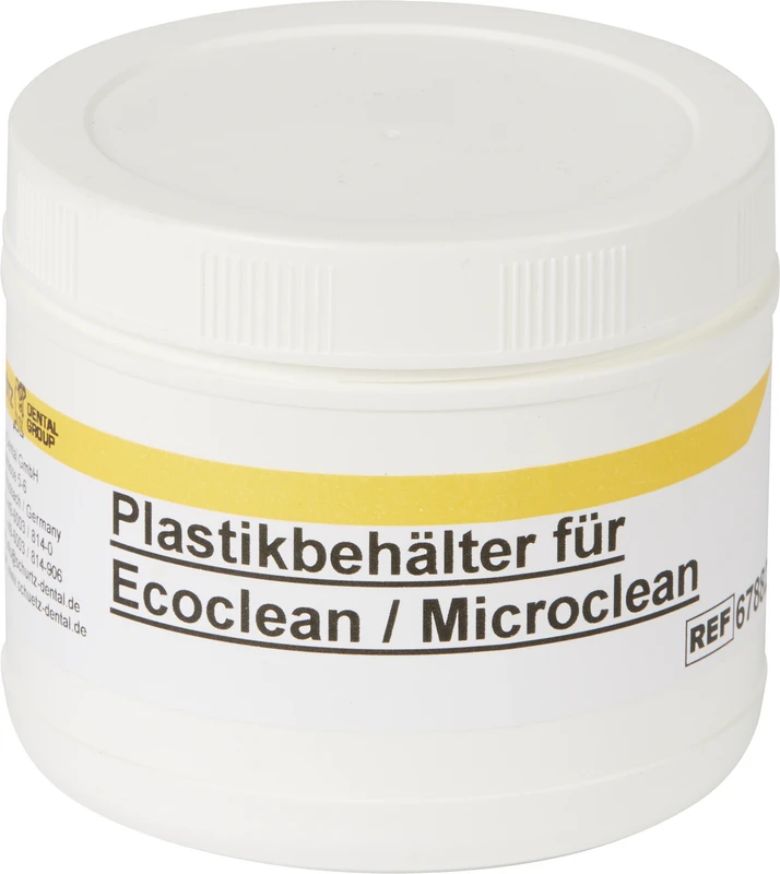 Plastikbehälter für MicroClean Schütz Dental