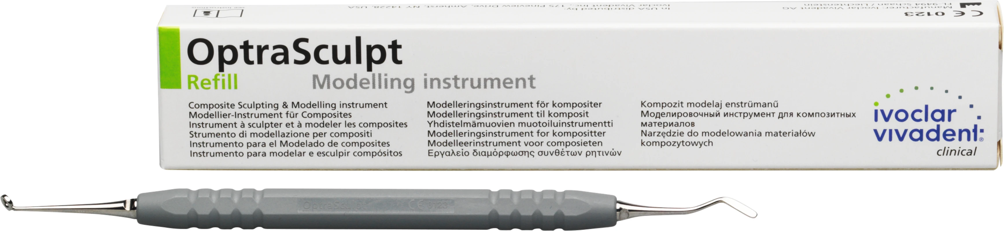 OptraSculpt® Pad Refill Packung 1 Handinstrument, 1 Gebrauchsinformation