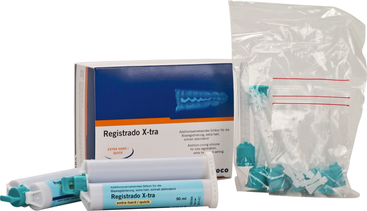 Registrado X-tra Packung 2 x 50 ml Doppelkartusche, Mischkanülen Typ 16