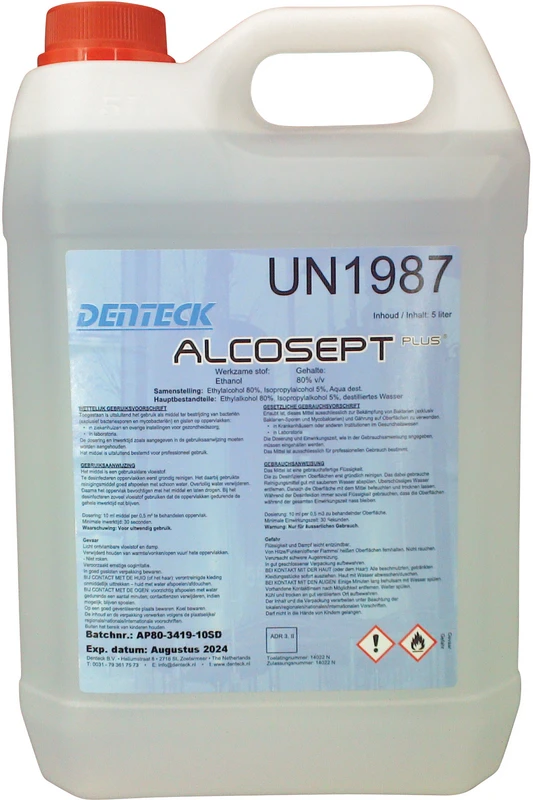 Alcosept Plus 80% Kanister 5 Liter Alcosept Plus 80% Kanister 5 Liter