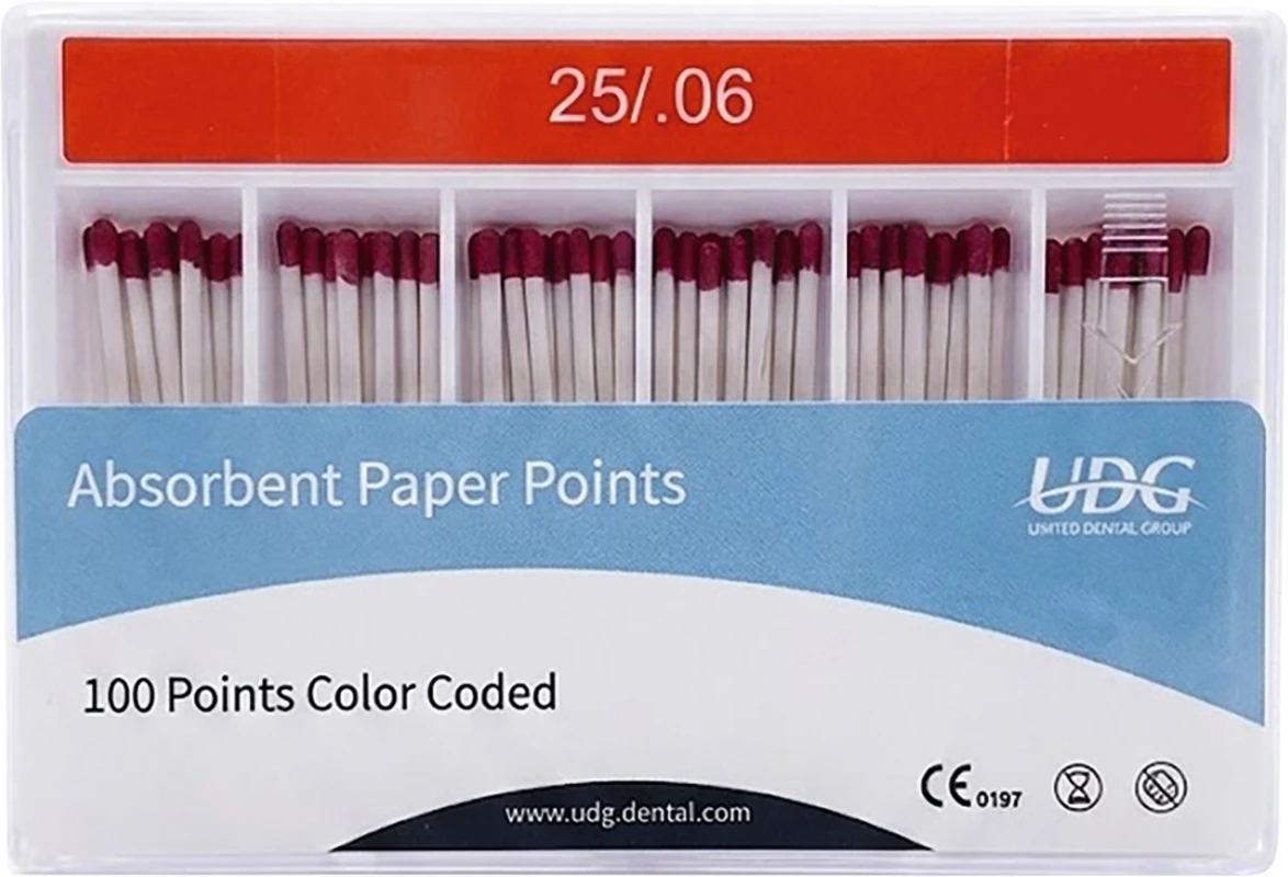 Paper Points Packung 100 Stück Taper.06, ISO 025