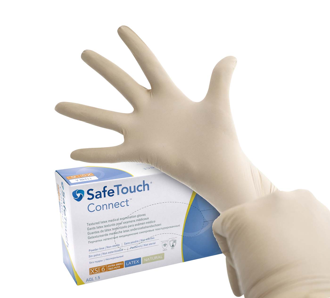 Medicom® SafeTouch® Connect™ Latex-Handschuhe Loser