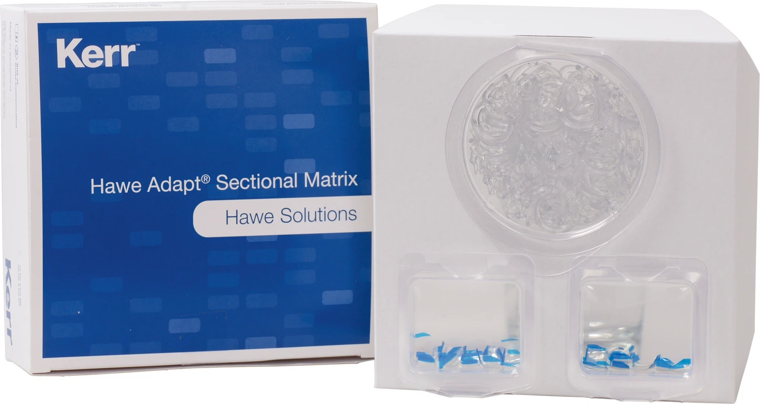 Sectional Matrizen Napa. 100 Stück trans., H6,5mm, St0,05mm, mäßig gewölbt, 100 Approximalformer