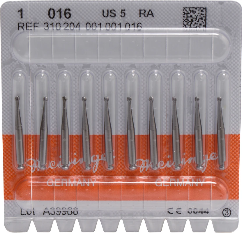 Stahlbohrer 1 Packung 10 Stück RA, Figur 001, ISO 016