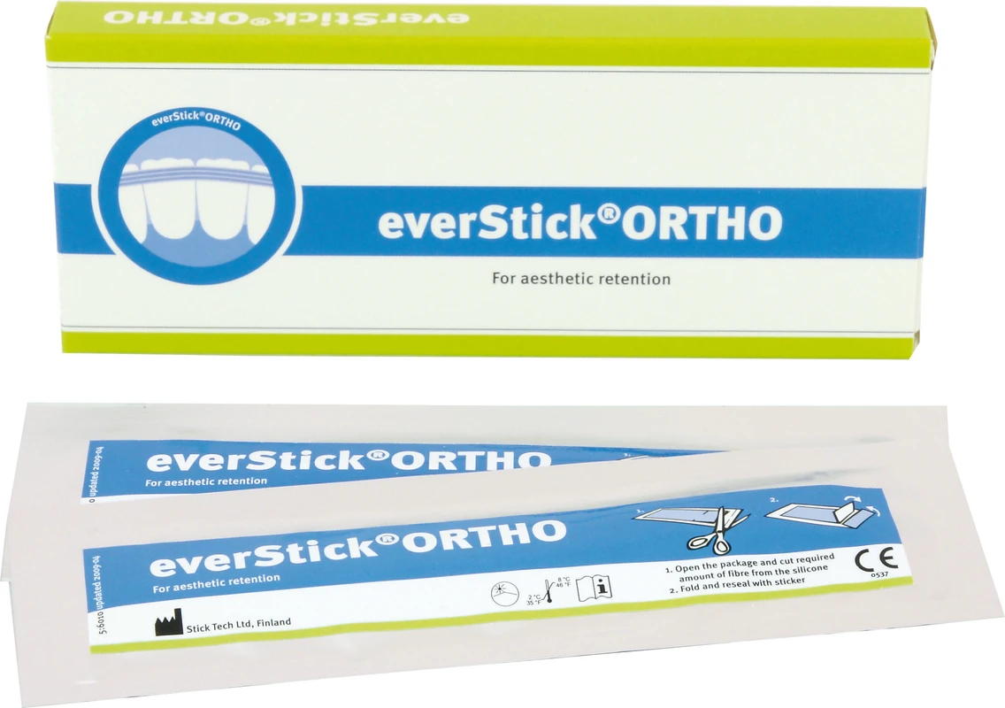GC everStick®ORTHO Refill Packung Glasfaserverstärkung mit ca. 1.600 Fasern, 2 x 12 cm GC everStick®ORTHO GC