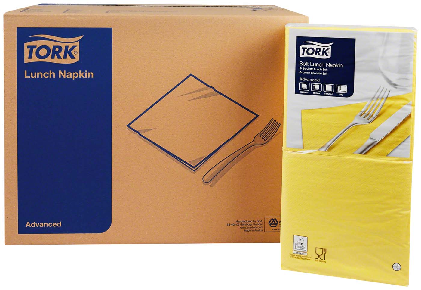 TORK® Soft Lunchservietten (1/4 Falz) essity