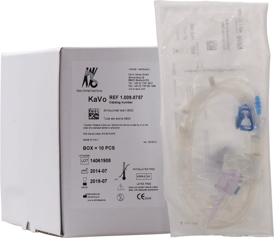 Schlauchset S600 Packung 10 Stück steril