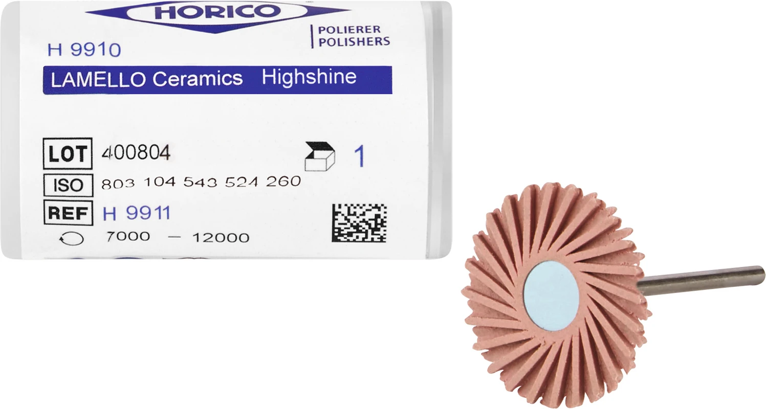 Lamello-Polierer Keramik Stück rosa mittel, HP, 26 mm