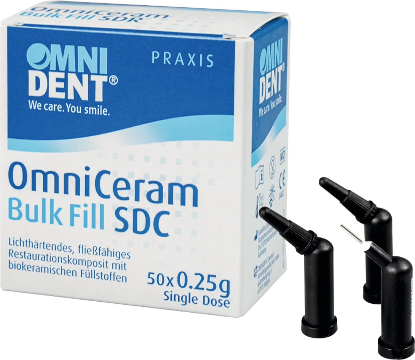 OmniCeram Bulk Fill SDC ECO Packung 50 x 0,25 g Singledose