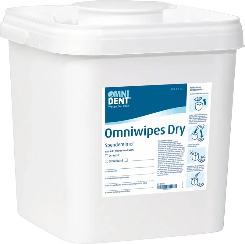 Omniwipes Dry Spendereimer leer OMNIDENT