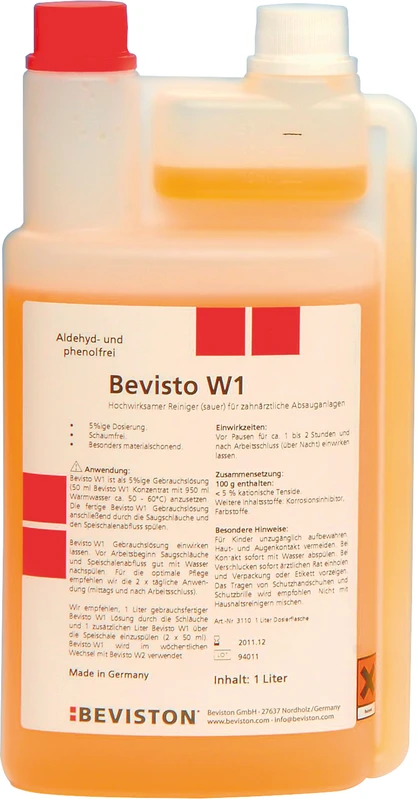 Bevisto W1 Flasche 1 Liter