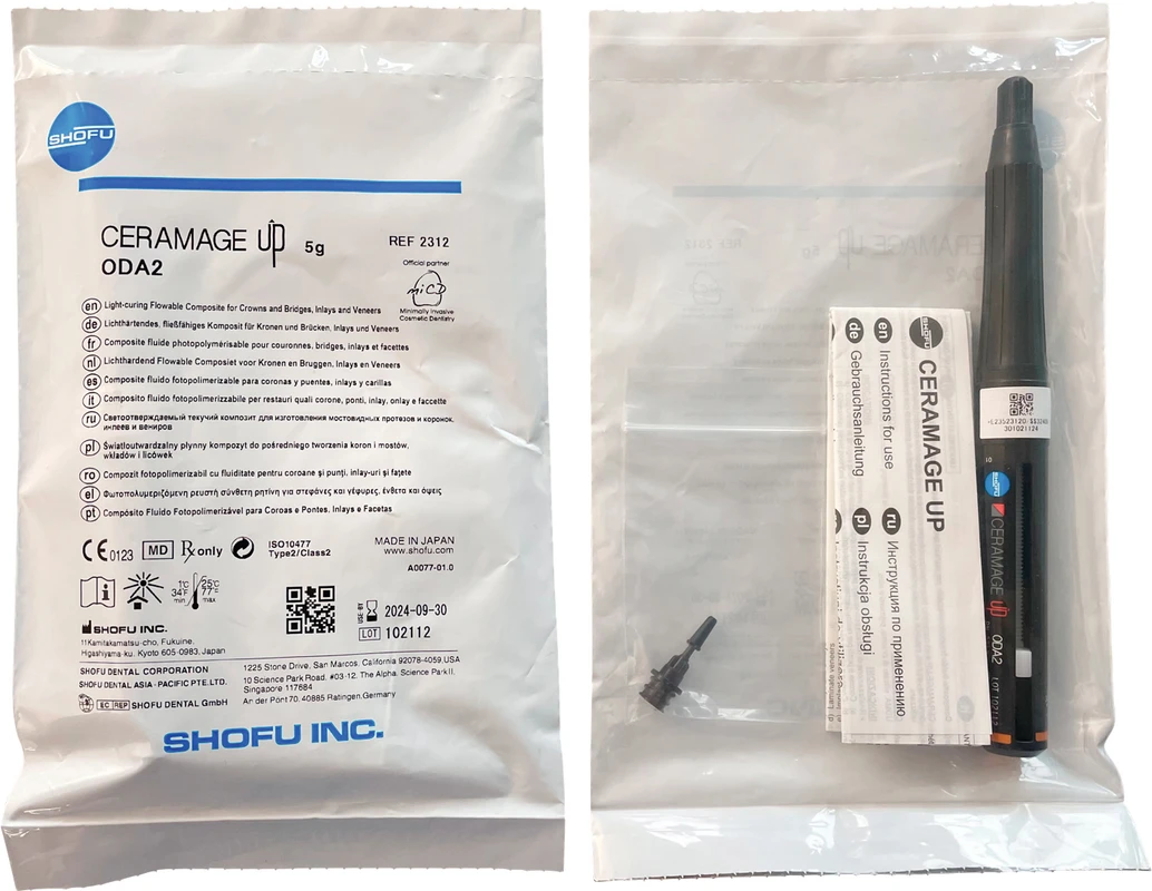 CERAMAGE UP Spritze 5 g Komposit opaque dentin A2 CERAMAGE UP SHOFU