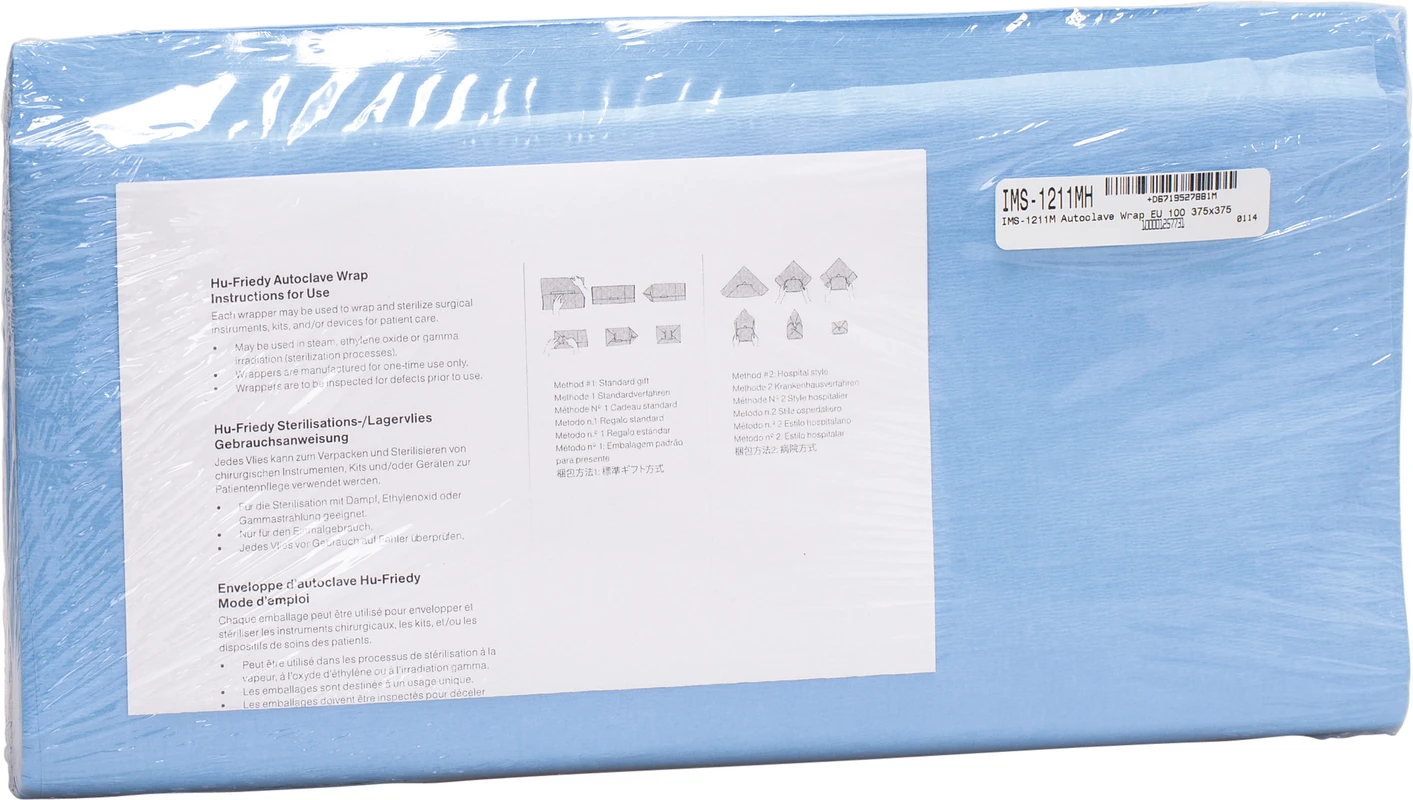 IMS Sterilisationspapier Packung 100 Stück 375 x 375 mm, IMS-1211MH