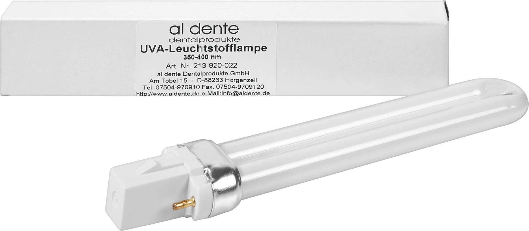 UVA-Leuchtstoffröhre Stück 9 W, 350 - 400 nm