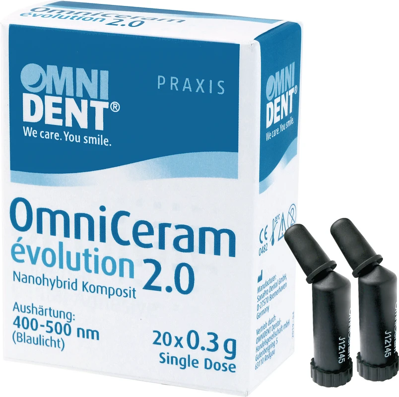 OmniCeram évolution 2.0 Packung 20 x 0,3 g Single Dose A3,5