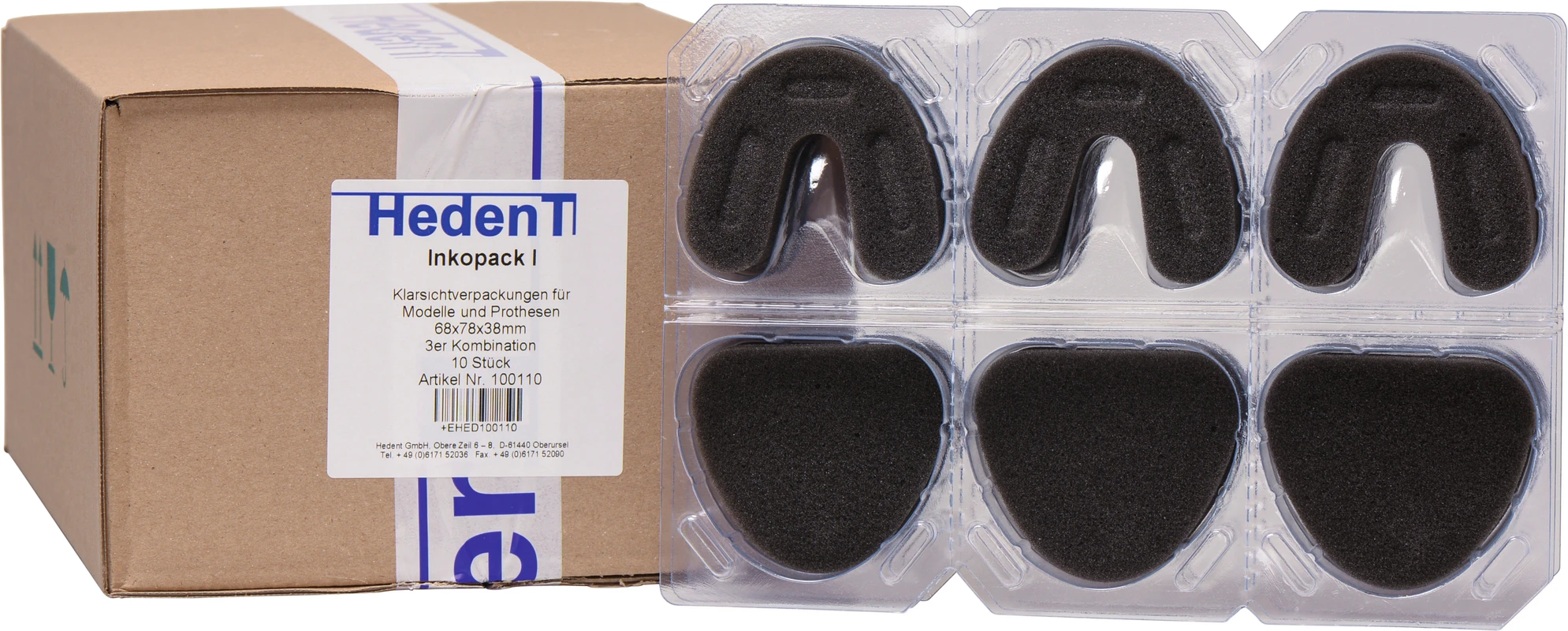 Inkopack Inkopack I 10 Klarsichtverpackungen 3er Kombi