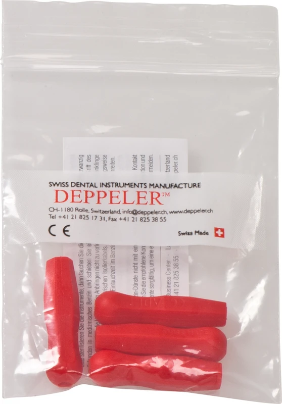 Griffhülsen Packung 4 Stück rot