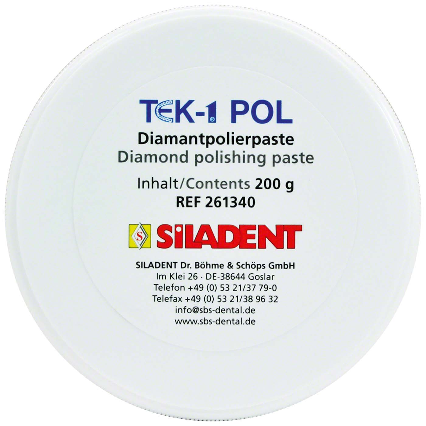 TEK-1 Diamantenpolierpaste SILADENT