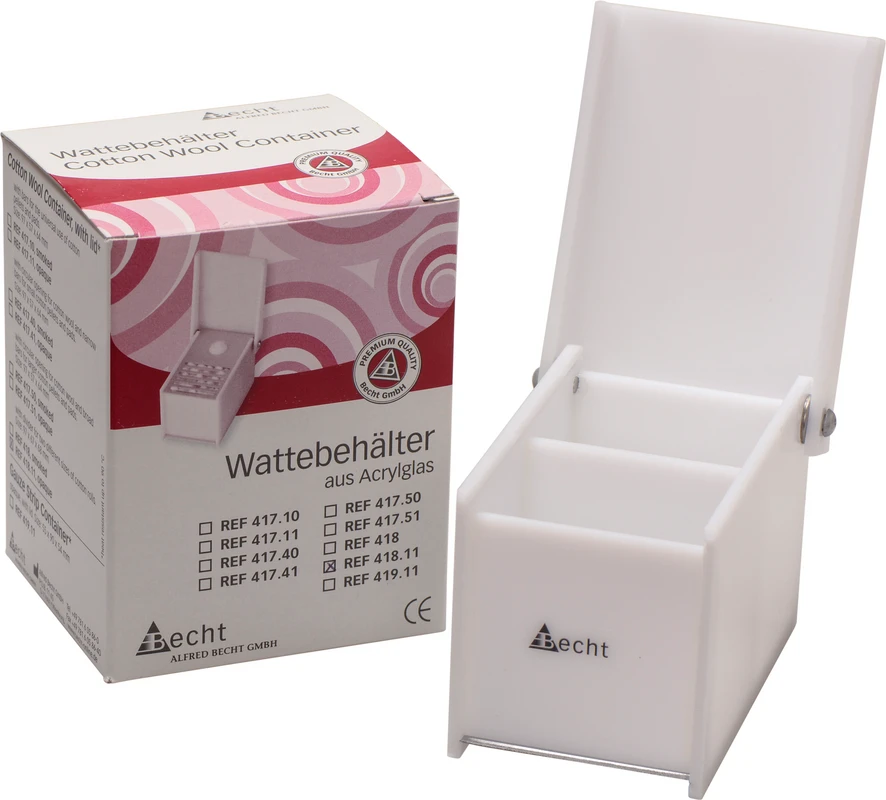 Watterollenbehälter mit Steg Stück opak