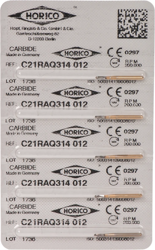 Kronentrenner C21RAQ Packung 5 Stück FG, 3,6 mm, ISO 012