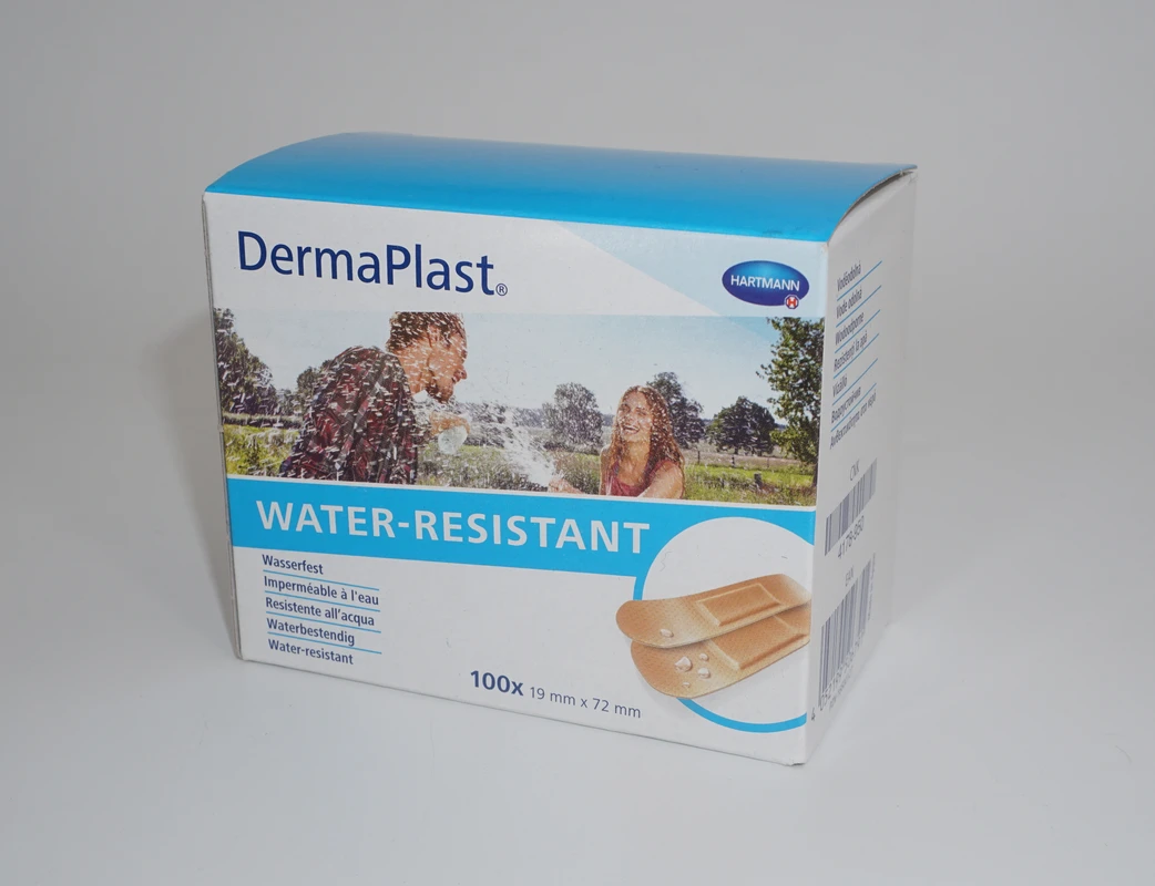 DermaPlast® WATER-RESISTANT Packung 100 Stck 19 x 72 mm