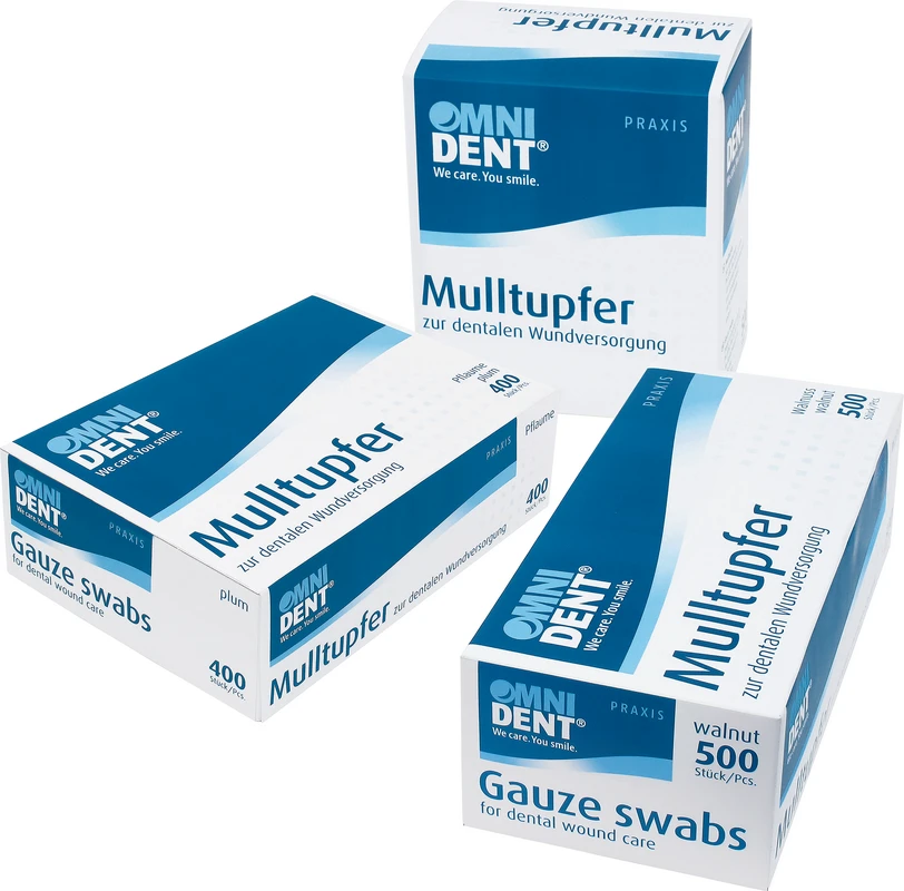 Omni Mulltupfer Muster 4 Beutel (Erbse, Haselnuss, Walnuss, Pflaume)