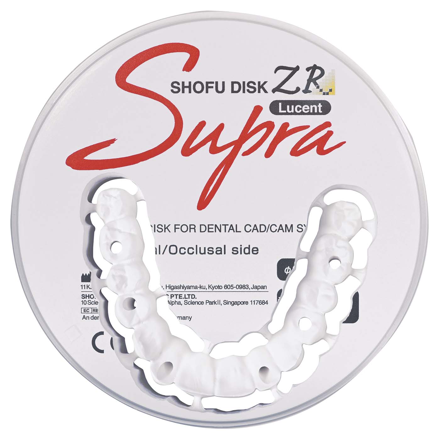 SHOFU Disk ZR Lucent Supra SHOFU