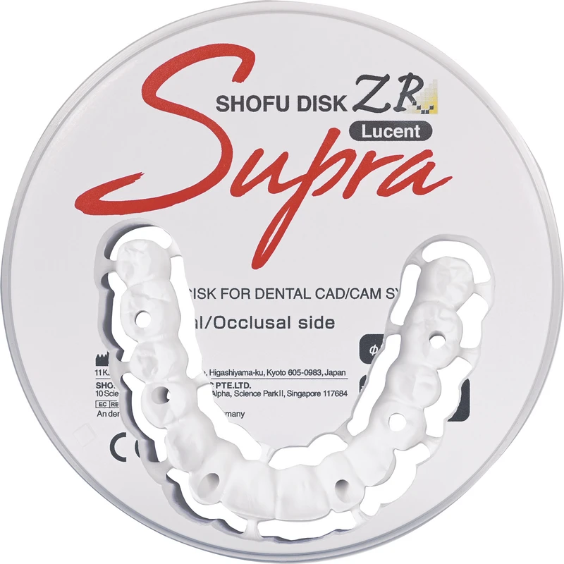 SHOFU Disk ZR Lucent Supra SHOFU
