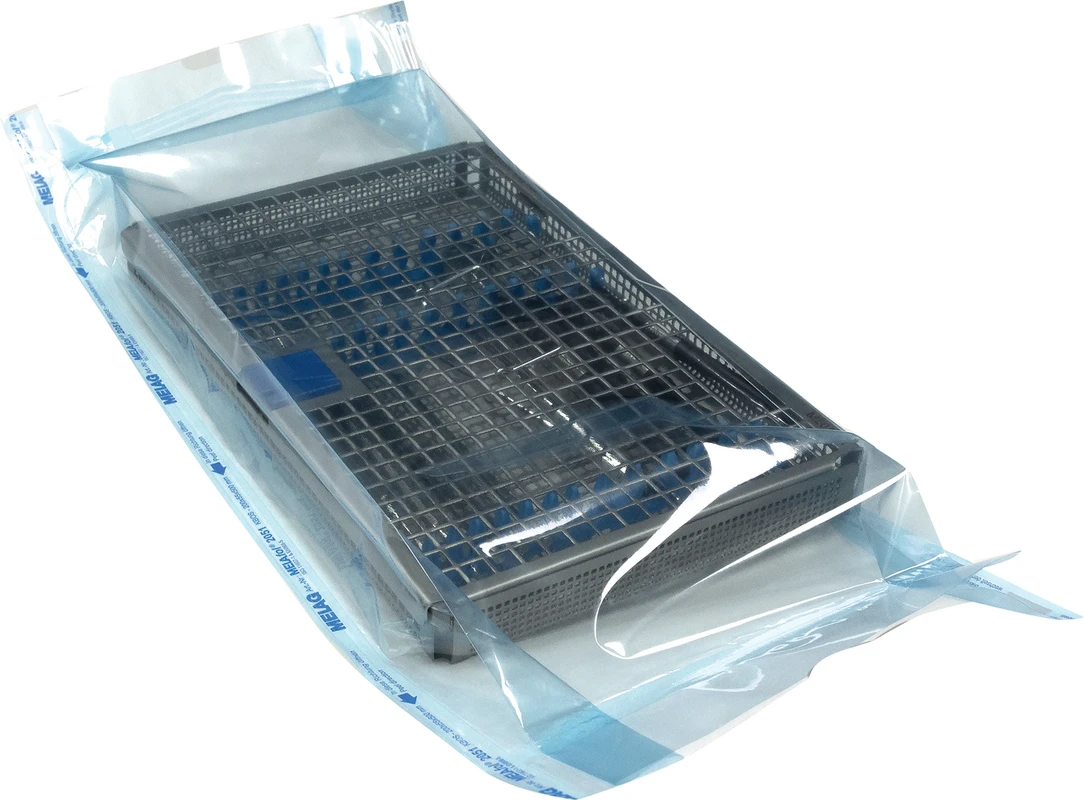 MELAfol+ Karton 100 Seitenfaltenbeutel Sterilisationsverpackung 20 cm x 50 cm