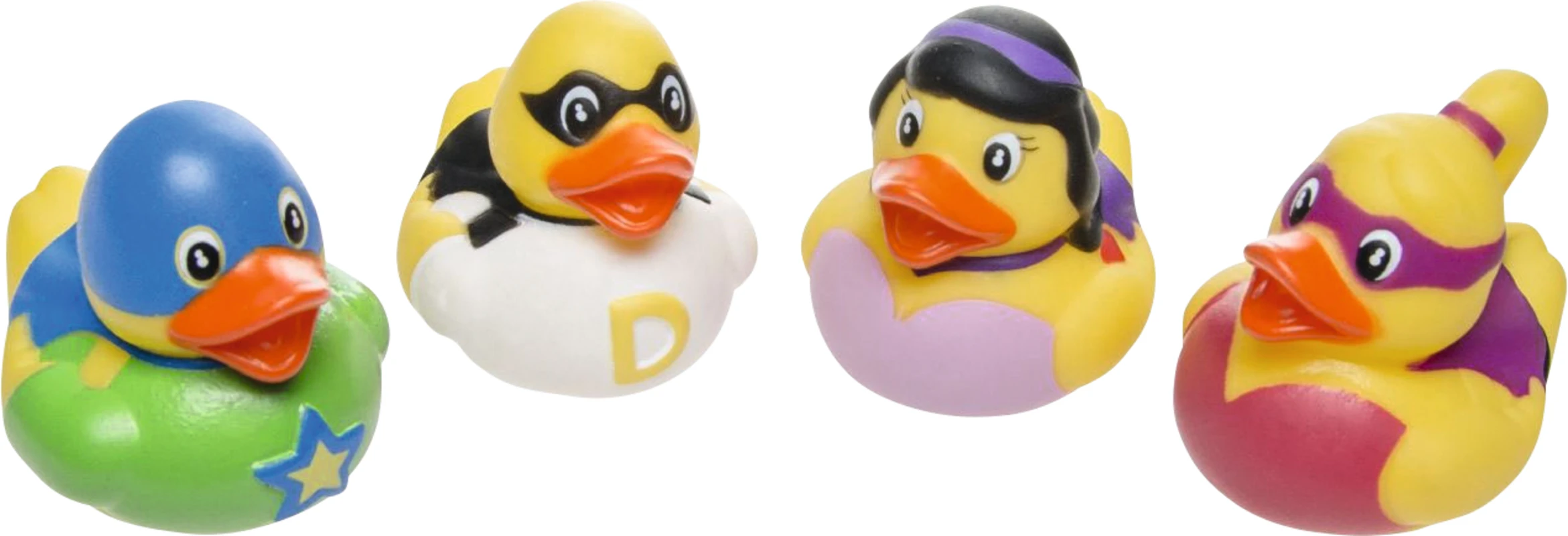 Badeente Packung 24 Stück Superheld
