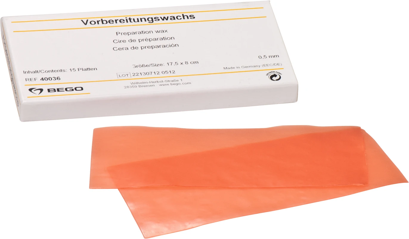 Vorbereitungswachs BEGO