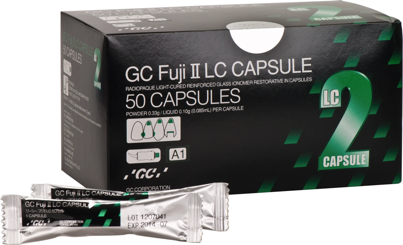 GC Fuji® II LC Capsule Improved Packung 50 Kapseln A1