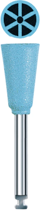 Prophy Polierer Pasteless Packung 100 Stück blau, Länge 10,5 mm, ISO 060