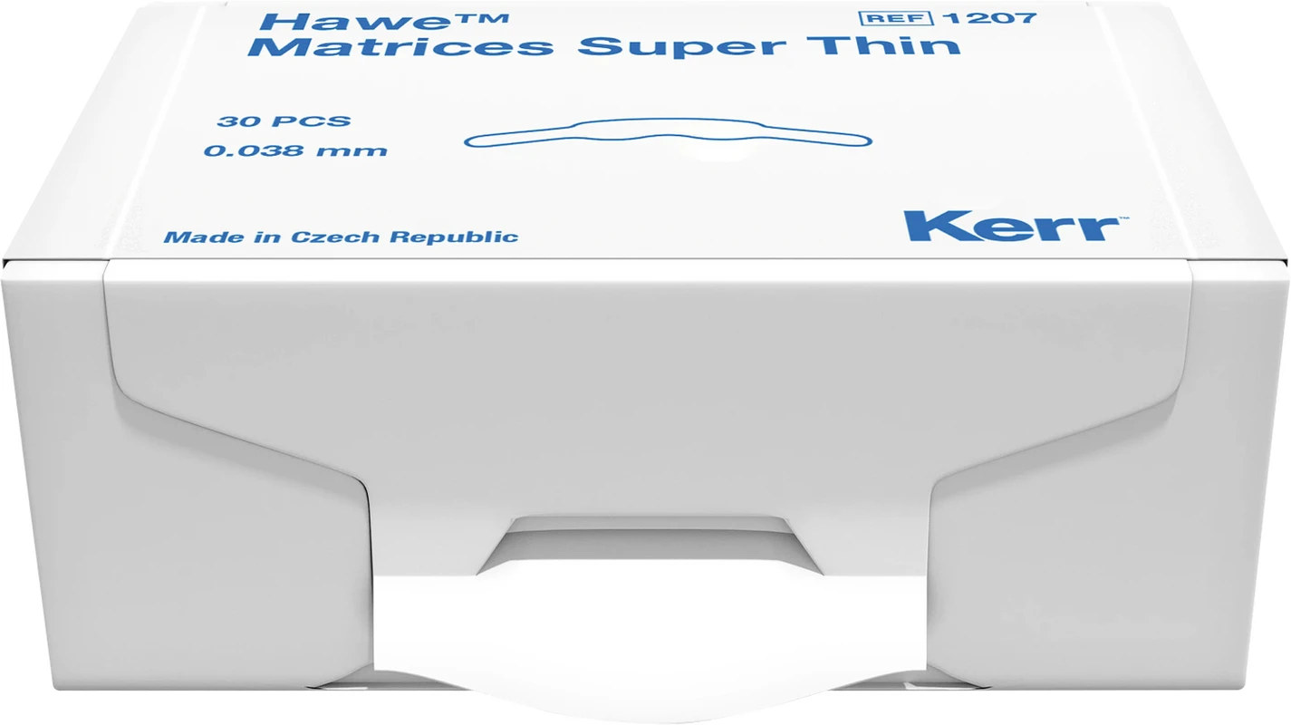 Matrizen Super-Dünn Packung 30 Stück Stärke 0,038 mm, Nr. 1207