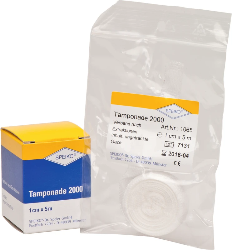 Tamponade 2000 ungetränkt Packung 5 m Tamponade 1 cm