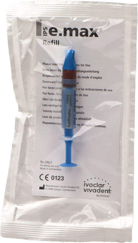 IPS e.max CAD Crystallization Spritze 1 g Crystallization Stains mahogany