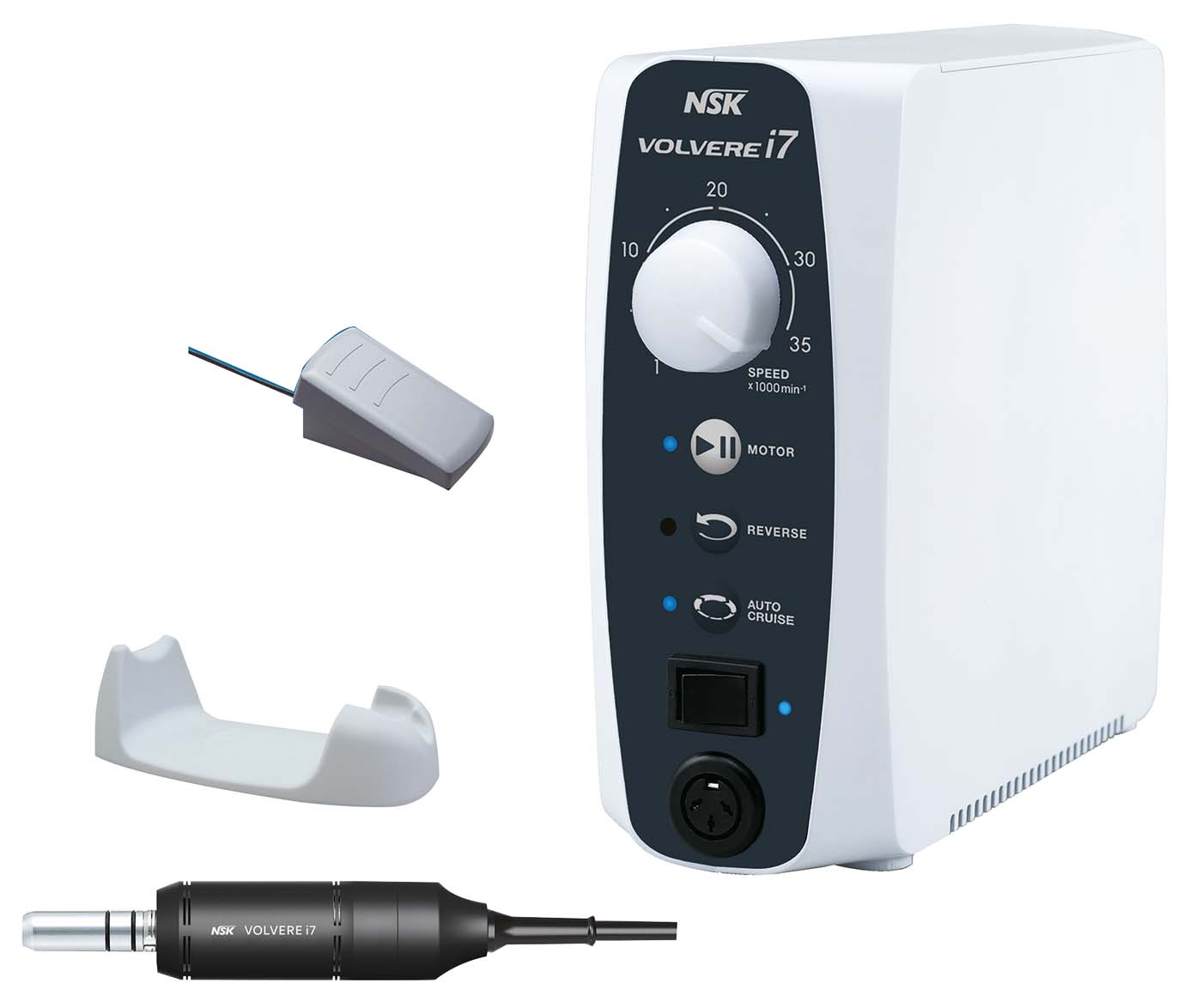 Volvere i7- Kernloser Mikromotor Stück i7 E Mikromotor Typ ISO-E , ohne Handstück Volvere i7- Kernloser Mikromotor NSK