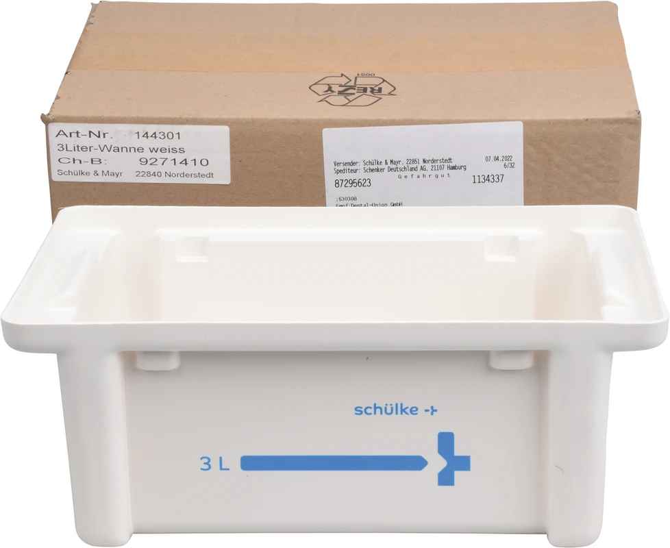 Desinfektionswanne Stück Deckel transparent, für 3 Liter Wanne