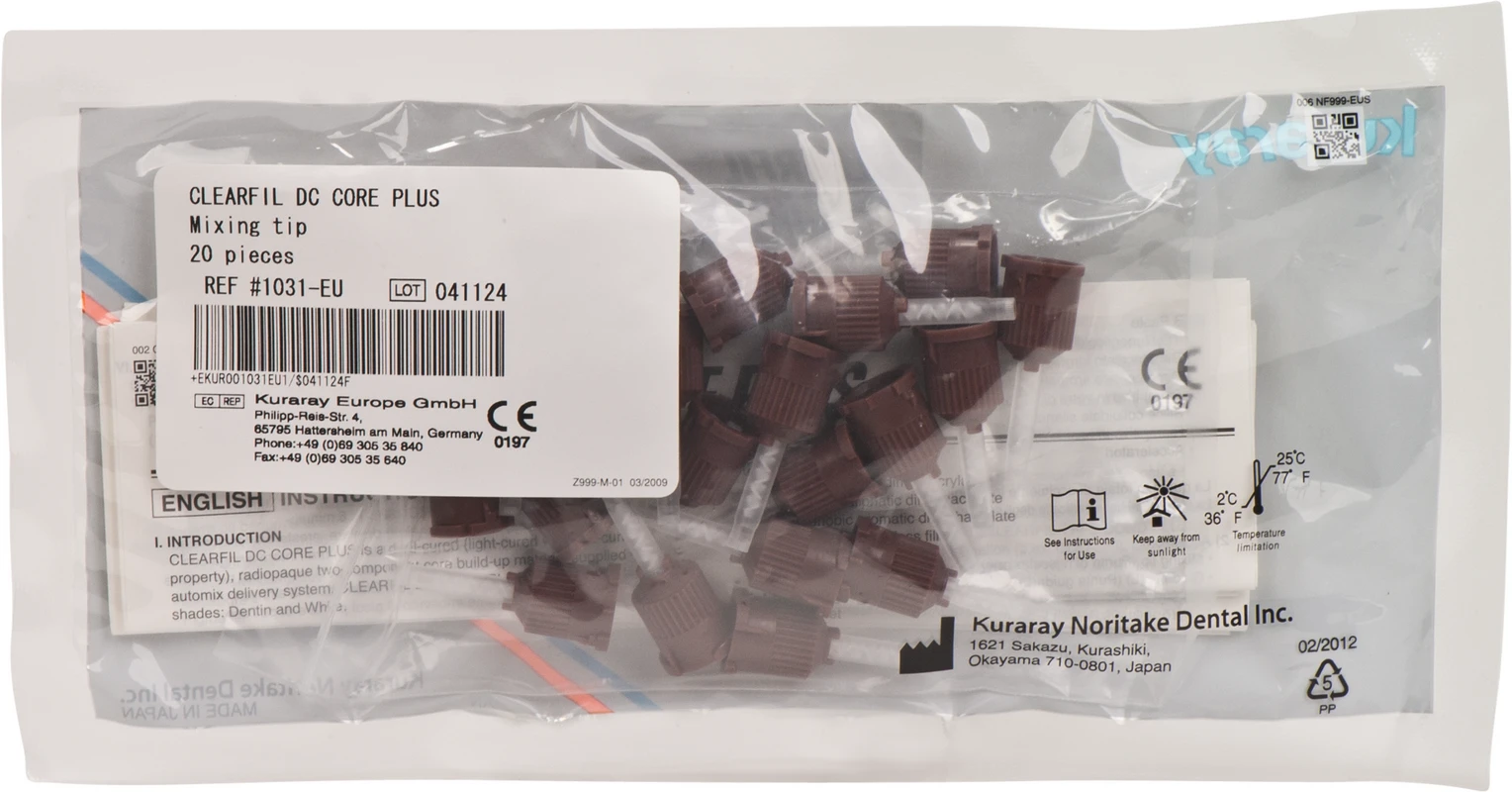 CLEARFIL™ DC CORE PLUS Tips Packung 20 Mixing Tips
