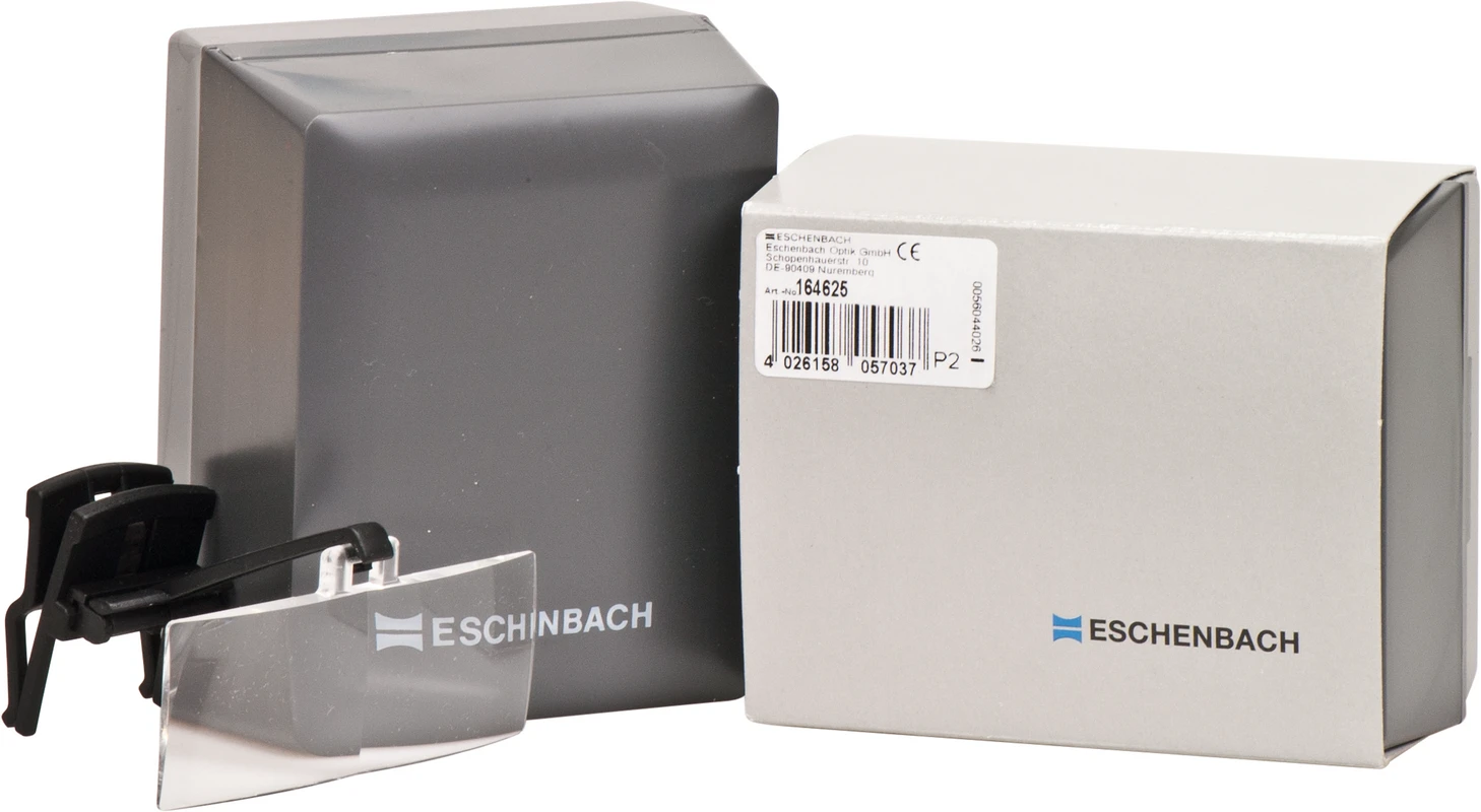 laboCLIP Stück 2,5-fache Vergrößerung, Arbeitsabstand ca. 180 mm