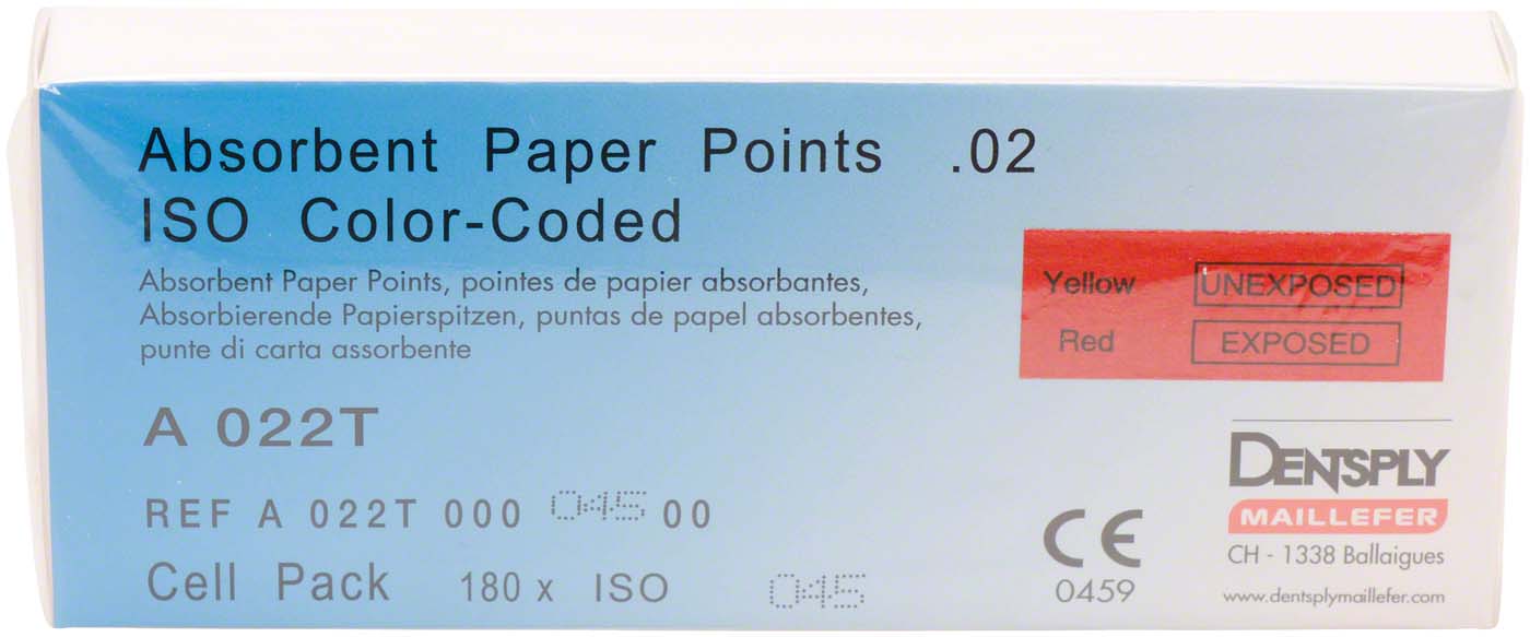 Papierspitzen steril Dentsply Sirona