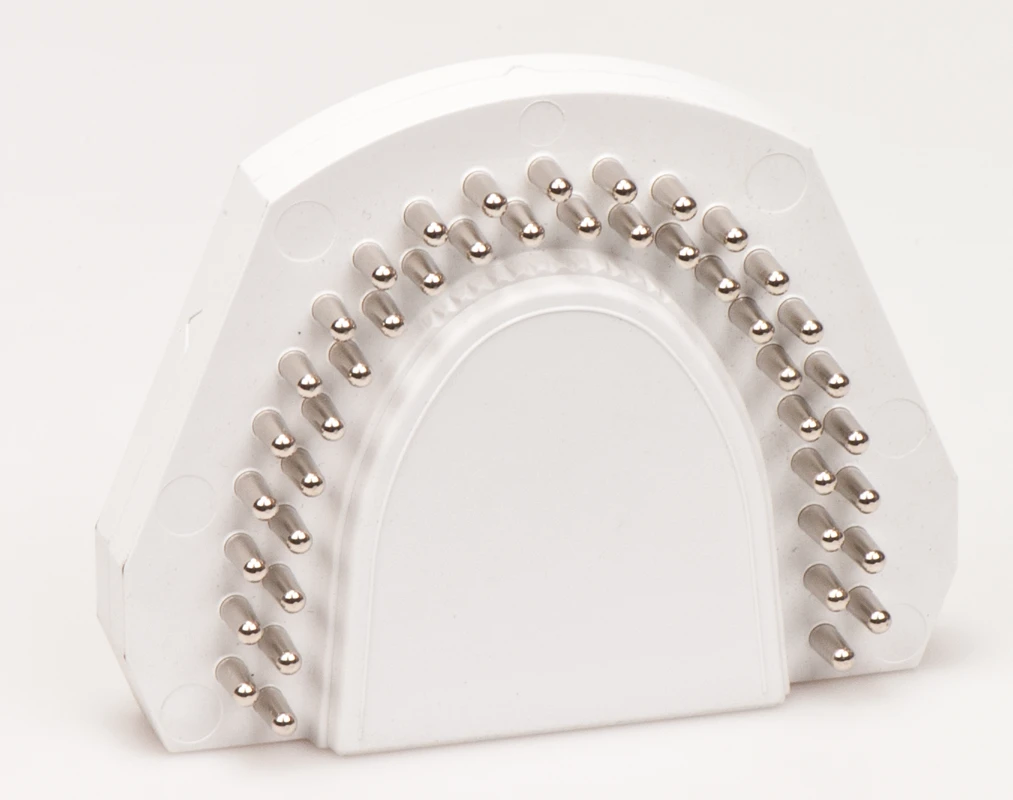 Modellsystem Profident 2010 Stück Pinbasisplatte groß inklusive 1 Split-Cast-Platte, 1 Magnet