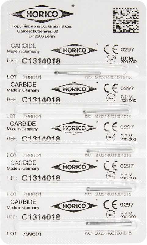 HM-Bohrer C1 Packung 5 Stück FG, Figur 001, ISO 018