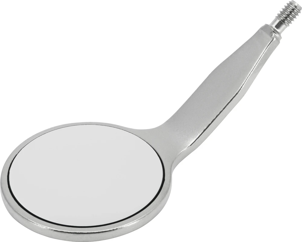 MEGAduo Mundspiegel Packung 12 Stück MEGA FS Rhodium Nr. 4 plan Ø 22 mm