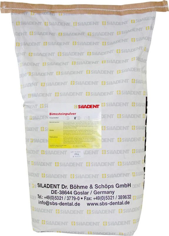 Bimssteinpulver Sack 25 kg mittel